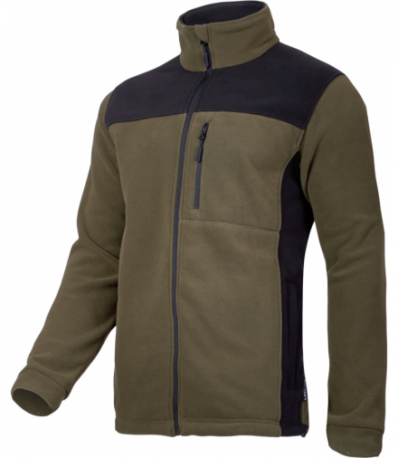 Bluza polar khaki-czarna, "2xl", ce, Lahti Pro L4011605