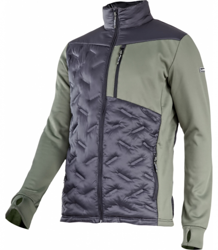 Bluza ocieplana czarno-zielona, "xl", ce, Lahti Pro L4013604