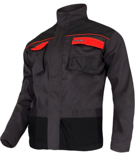 Bluza grafitowo-pomarańczowa, 190g/m2, "m (50)", ce, Lahti Pro L4040450