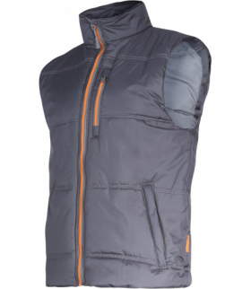 Bezrękawnik ocieplany szaro-pomarańczowy, "xl", ce, Lahti Pro L4130904
