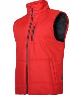 Bezrękawnik ocieplany czerwono-czarny, "xl", ce, Lahti Pro L4131504