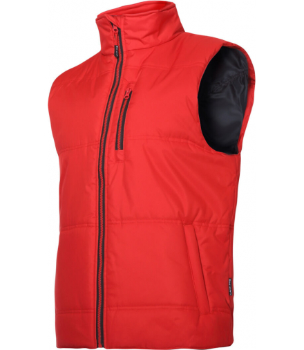 Bezrękawnik ocieplany czerwono-czarny, "3xl", ce, Lahti Pro L4131506