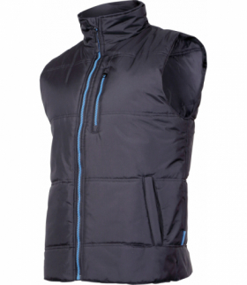 Bezrękawnik ocieplany czarno-niebieski, "xl", ce, Lahti Pro L4130804
