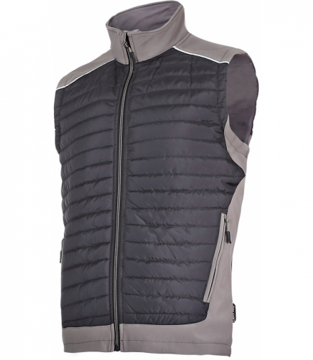 Bezrękawnik ocieplany czarno-khaki, "l", ce, Lahti Pro L4131103