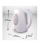 AD 1207 Czajnik plastikowy 1,5 l ADLER AD 1207