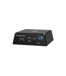 2w1 Odbiornik i Nadajnik Bluetooth HiFi Audio ( Apt-X , NFC ) model BT-1 Kruger&Matz LEC-KM0352