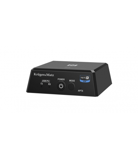 2w1 Odbiornik i Nadajnik Bluetooth HiFi Audio ( Apt-X , NFC ) model BT-1 Kruger&Matz LEC-KM0352