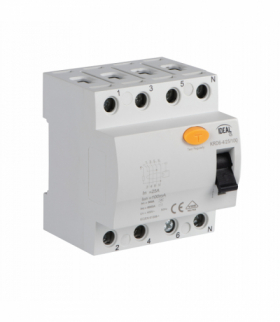 Wyłącznik różnicowo-prądowy, RCCB, 4P, 25A, 100mA, AC, KRD6-4/25/100 Kanlux 23205