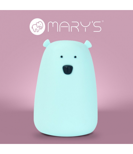 MARY`S LAMPKA LED MIŚ DUŻY NIEBIESKI RGB+WW +RC MW20788