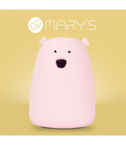 MARY`S LAMPKA LED MIŚ DUŻY RÓŻOWY RGB+WW +RC MW20787