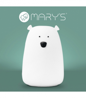 MARY`S LAMPKA LED MIŚ DUŻY BIAŁY RGB+WW + RC MW20786