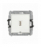 ICON Ładowarka USB A, 5W max., 5V, 1A, bez pola opisowego, biały Karlik ICUSBBO-1