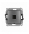 ICON Gniazdo HDMI 2.1, 8K, bez pola opisowego, grafitowy Karlik 11IHDMIBO-5
