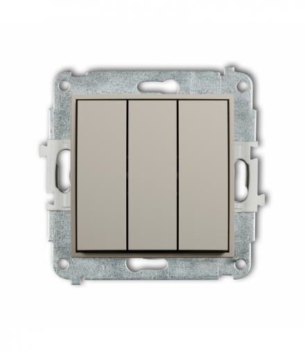 ICON Łącznik potrójny, taupe Karlik 60IWP-7