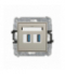 ICON Gniazdo podwójne 2xUSB A-A 3.0, taupe Karlik 60IGUSB-6