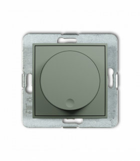 ICON Ściemniacz, elektroniczny regulator oświetlenia przyciskowo-obrotowy do lamp LED, szałwiowy Karlik 61IRO-2