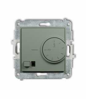 ICON Regulator temperatury, elektroniczny z czujnikiem podpodłogowym, szałwiowy Karlik 61IRT-1