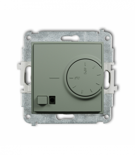 ICON Regulator temperatury, elektroniczny z czujnikiem powietrznym, szałwiowy Karlik 61IRT-2