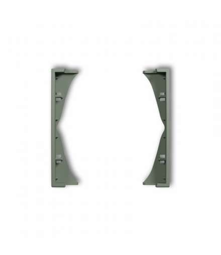 ICON Ramka pośrednia do gniazd podwójnych, szałwiowy Karlik 61IRP-2