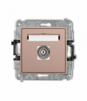 ICON Gniazdo pojedyncze BNC, Łososiowy Karlik 62IGBNC-1