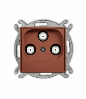 ICON Gniazdo multimedialne 3F DATA (UPC), terakota Karlik 63IGMU