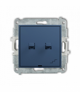ICON Łącznik schodowy podwójny w stylu amerykańskim, navy blue Karlik 64IWPUS-33