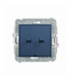 ICON Łącznik zwierny żaluzjowy w stylu amerykańskim (dwa klawisze bez piktogramów), navy blue Karlik 64IWPUS-8