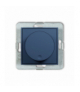 ICON Ściemniacz, elektroniczny regulator oświetlenia przyciskowo-obrotowy, navy blue Karlik 64IRO-1