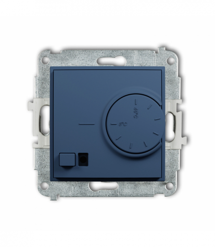 ICON Regulator temperatury, elektroniczny z czujnikiem podpodłogowym, navy blue Karlik 64IRT-1