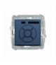 ICON Elektroniczny sterownik rolet (przycisk centralny/dodatkowy), navy blue Karlik 64ISR-6