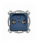 ICON Gniazdo abonenckie RTV przelotowe 9dB, navy blue Karlik 64IG9P