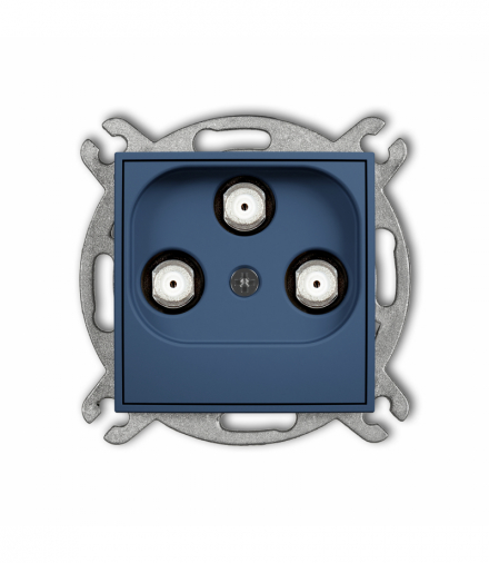 ICON Gniazdo multimedialne 3F DATA (Vectra), navy blue Karlik 64IGMV