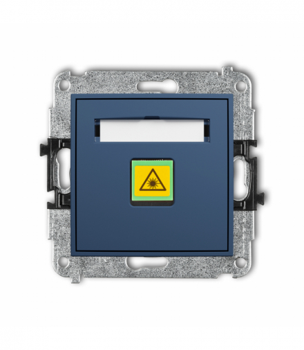 ICON Gniazdo światłowodowe, optyczne pojedyncze, navy blue Karlik 64IGOP-1