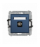 ICON Gniazdo pojedyncze BNC, navy blue Karlik 64IGBNC-1