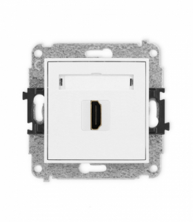 MINI Gniazdo HDMI 2.1, 8K, biały mat Karlik 25MHDMI-5