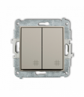 MINI Łącznik krzyżowy podwójny, taupe Karlik 60MWP-66