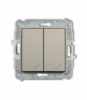 MINI Łącznik schodowy podwójny, taupe Karlik 60MWP-33