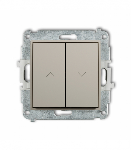 MINI Łącznik żaluzjowy z podtrzymaniem, taupe Karlik 60MWP-88