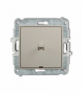 MINI Łącznik jednobiegunowy w stylu amerykańskim, taupe Karlik 60MWPUS-1