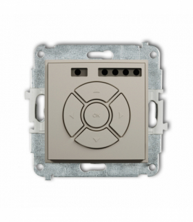 MINI Elektroniczny sterownik rolet (sterowanie lokalne), taupe Karlik 60MSR-1