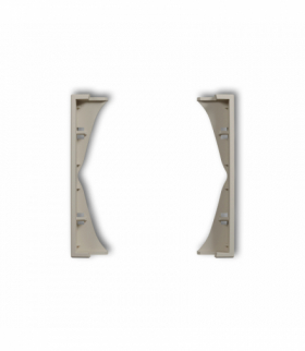 MINI Ramka pośrednia do gniazd podwójnych, taupe Karlik 60MRP-2