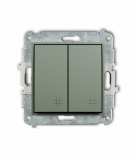 MINI Łącznik krzyżowy podwójny, szałwiowy Karlik 61MWP-66