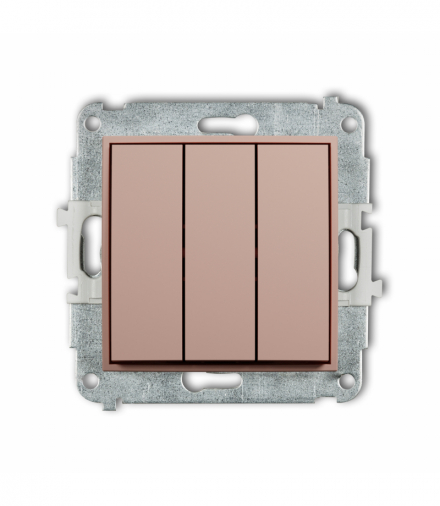 MINI Łącznik potrójny, Łososiowy Karlik 62MWP-7