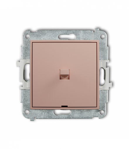 MINI Łącznik jednobiegunowy w stylu amerykańskim, Łososiowy Karlik 62MWPUS-1