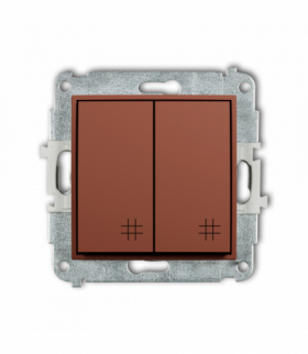 MINI Łącznik krzyżowy podwójny, terakota Karlik 63MWP-66