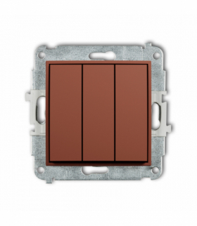 MINI Łącznik potrójny, terakota Karlik 63MWP-7