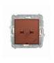 MINI Łącznik pojedynczy ze schodowym w stylu amerykańskim (osobne zasilanie), terakota Karlik 63MWPUS-10.2