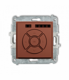 MINI Elektroniczny sterownik rolet (przycisk strefowy), terakota Karlik 63MSR-5