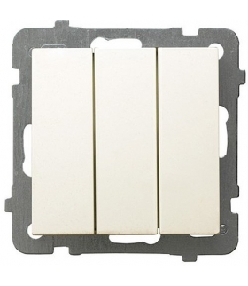 AS ŁP-13G/m/27 Łącznik potrójny , ECRU