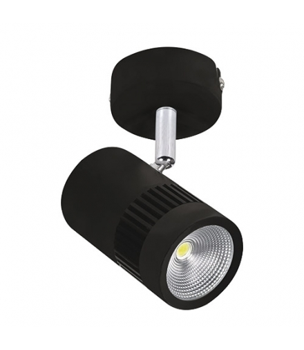 Oprawa ścienno-sufitowa COB LED TOKYO LED 8W BLACK 3209
